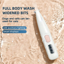 Portable Dog Paw Trimmer with Led Light-Pets Nail Grinder Shaver Clipper-Rechargeable Cordless Nail Grooming Tools