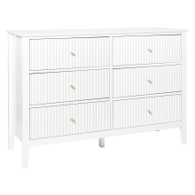 6 Drawer Chest ASSISI White