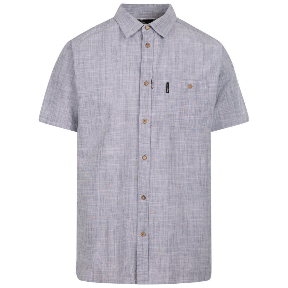 Trespass (3Xl, Dark Peacock) Mens Basham Woven Shirt