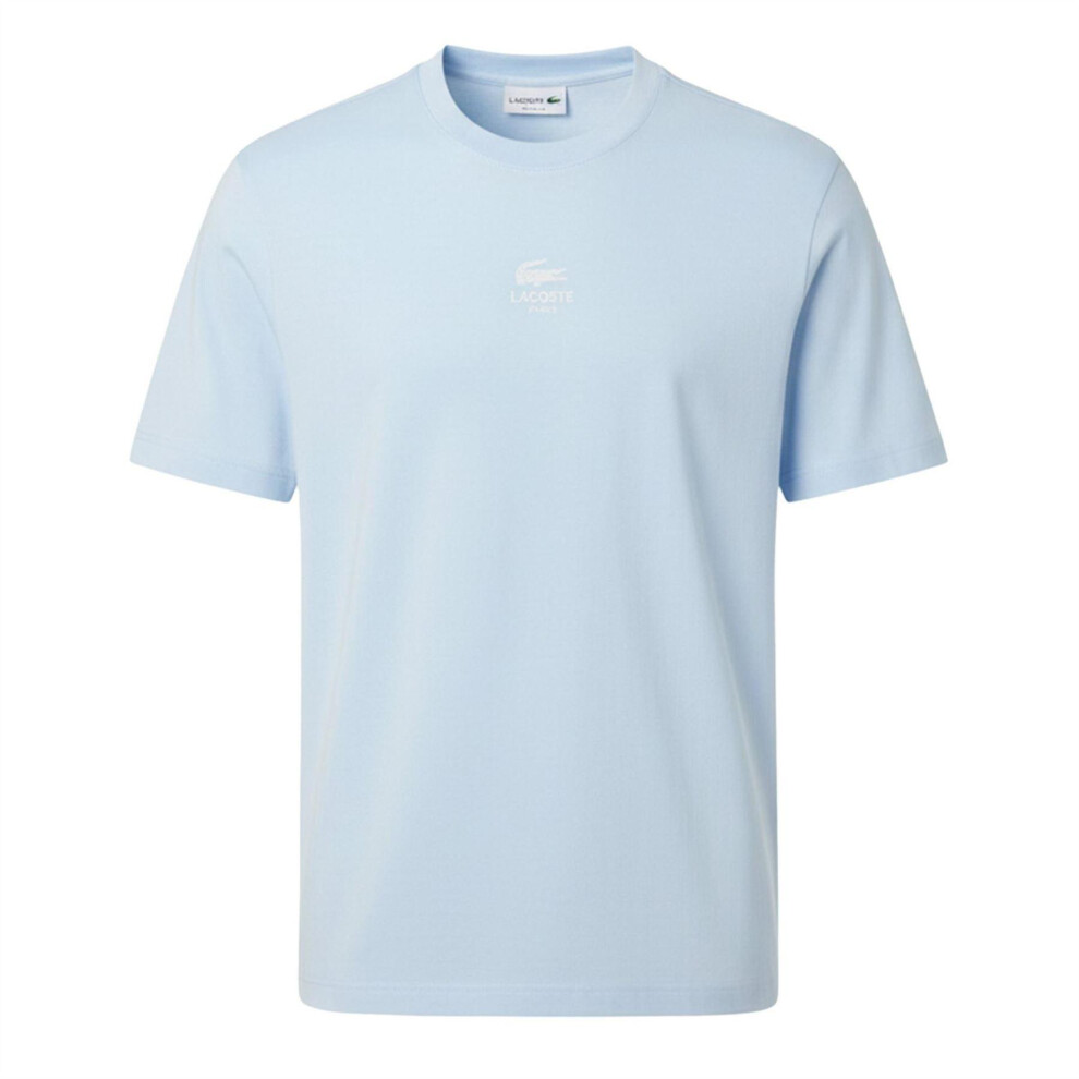 Lacoste (Xs, Blue) Unisex Adult Embroidered Logo T-Shirt