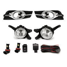 Kits de Phares Antibrouillard LED pour Pare-Chocs Avant Voiture pour Cruze 2009-2014, Couvercle Phare Antibrouillard Chromé, Lunette Gril,