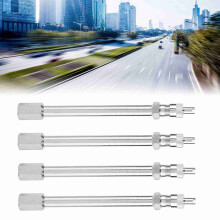 100mm Chrome Valve Extension Rod Set of 4