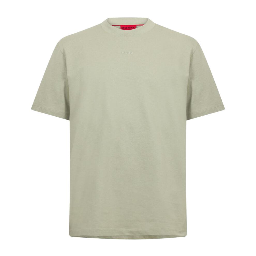 Hugo Boss (S, Faded Khaki ) Mens Heavyweight Relaxed Fit T-Shirt Green