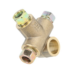 Short Brake Tee 3 Way Male Union M10