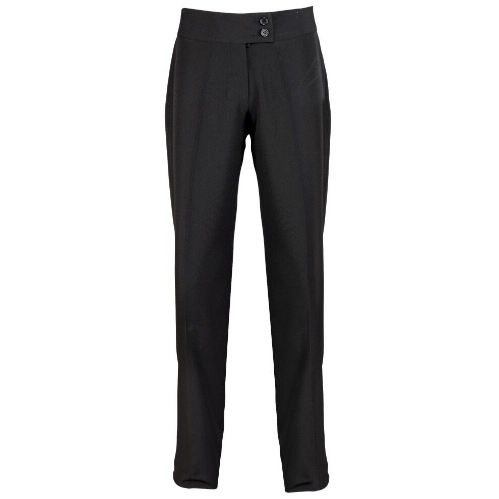 (14R UK, Black) Premier Iris Ladies/Womens Straight Leg Formal Trouser / Workwear