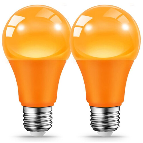 2PCS LED Purples Light Bulb 9W E27 Base Non-Dimmable Light Bulb Lighting for Home Lighting Holiday Lighting Decor