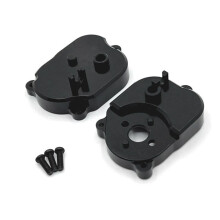 For 1/12 MN82 LC79 MN78 RC Car Upgrade Parts Transmission Shell Cover Metal Gearbox Housing Black