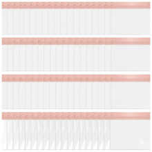 Lot de 80 Pochettes de Rangement pour Bijoux en EVA, 4 Tailles, Transparentes, pour Colliers, Bagues et Boucles D'Oreilles en Or et Argent