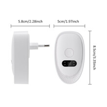 Plug-in Luchtreiniger, Negatieve Ionengenerator, -Luchtionisator, Stof, Rook, Geurverwijderaar voor Thuis, Badkamer, Huisdier, Luchtreiniger,