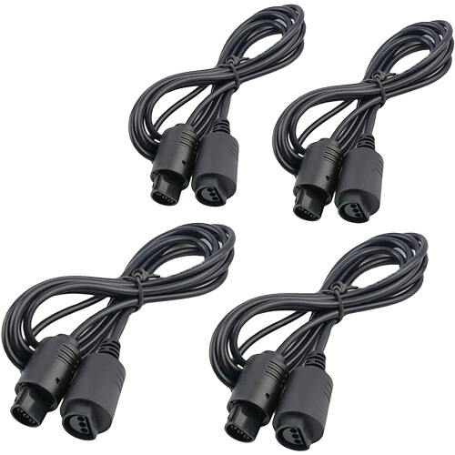 4 Pack 6Ft N64 Controller Extension Cable Cord for  64 N64 Controller