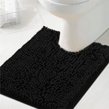 U Shaped Chenille Contour Bath Rugs 40x50, Extra Soft, Absorbent, Non-Slip, Machine Washable