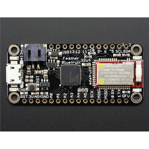 2829  Development Tools (802.15.1) for Feather 32u4 Bluefruit LE Board, Low Power BLE Module Prototyping & IoT
