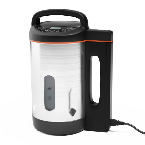 (1.8 L) Compact Soup Maker with a 1.8L Capacity, Featuring a Stainless Steel Jug, Five Function Settings, Perfect for Making