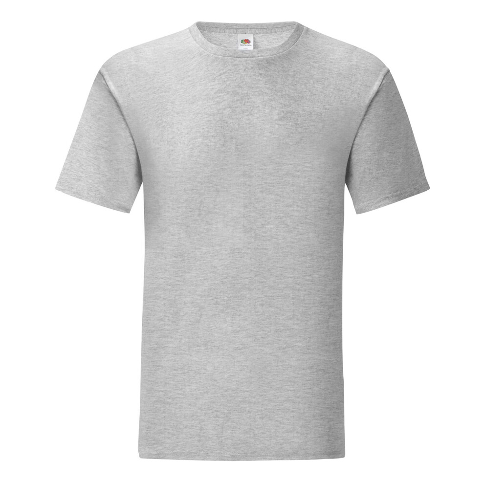 Fruit Of The Loom (S, Heather Grey) Mens Iconic 150 T-Shirt