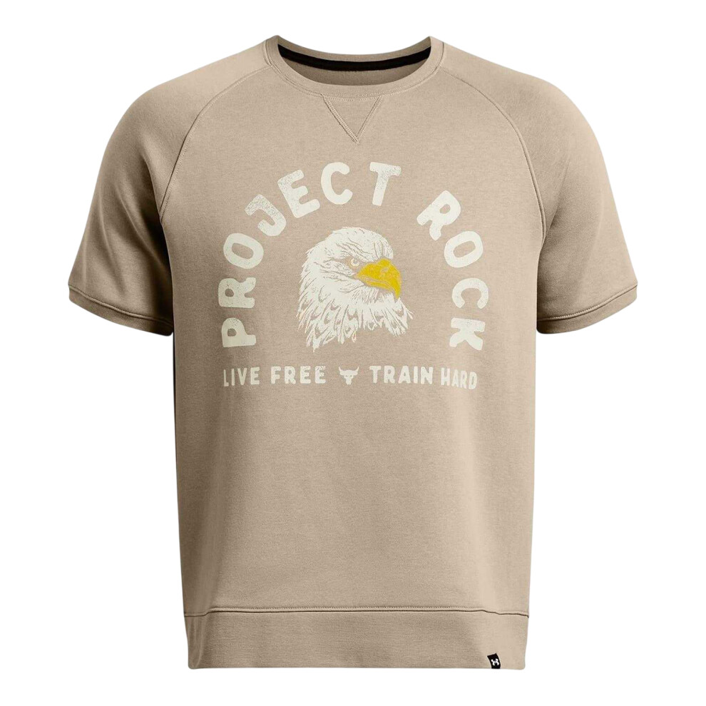 Under Armour (M, Brown) Mens Project Rock Eagle Regular T-Shirt