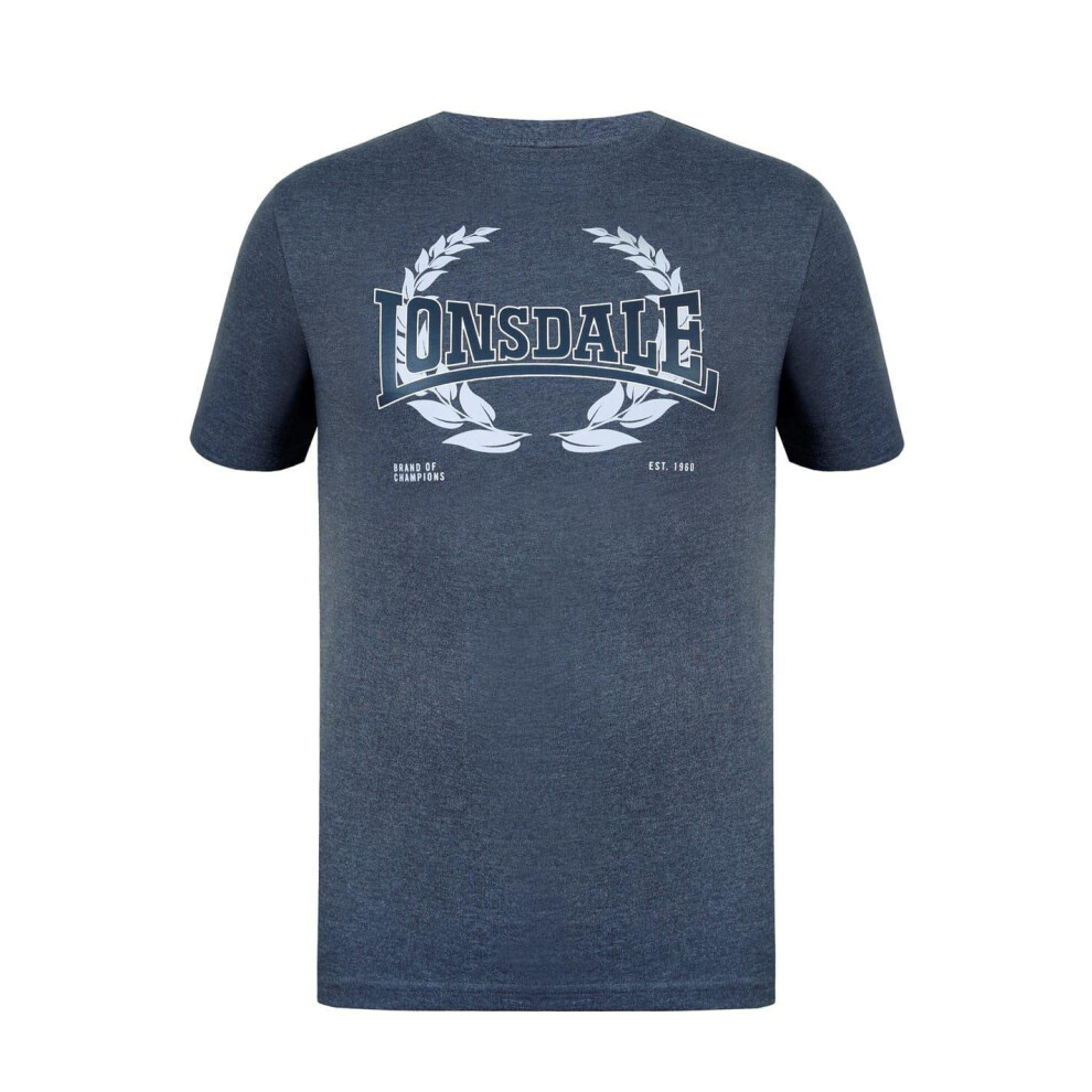 Lonsdale (Xxl, Laurel) Mens Geometric Logo T-Shirt Multicoloured