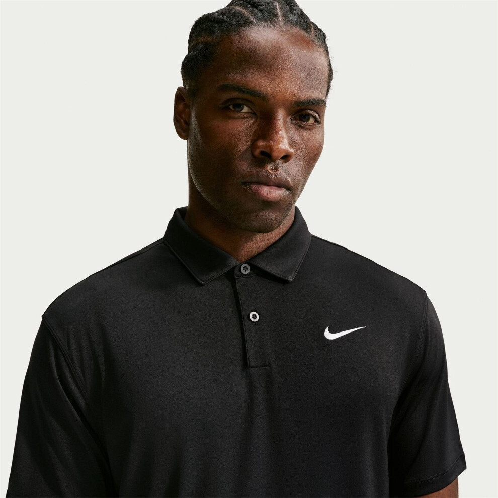 Nike (Xl, /White) Mens Performance Short-Sleeved Polo Shirt Black