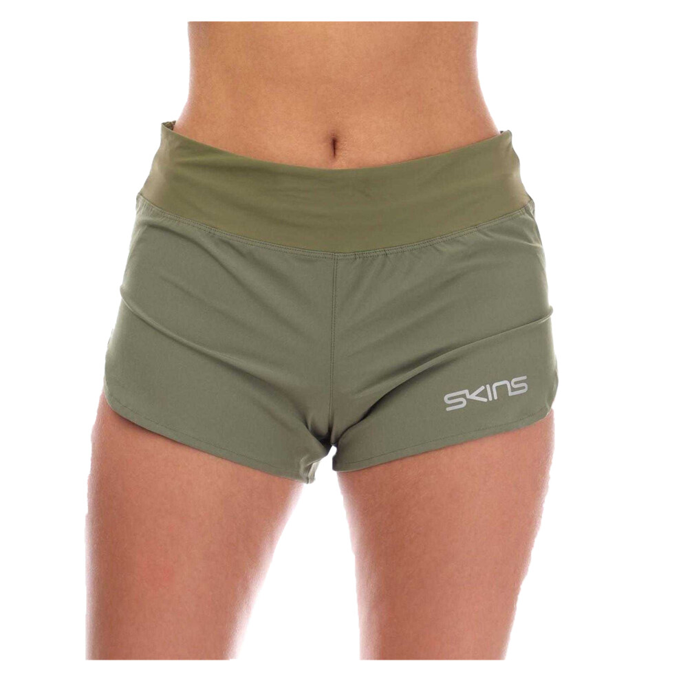 Skins Womens/Ladies Series-3 Elasticated Waist Running Shorts