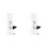 2X GPU Mount Support Bracket  Card Stand Holder GPU Sag Bracket Support White 2