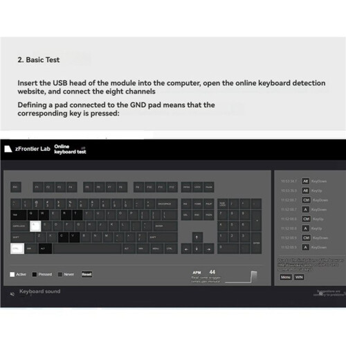 2X 8-CH USB Custom Keyboard Module -Board CH579M ME6211C33 Buck Chip Supports USB Custom Keyboard Function