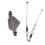 2X Motorcykel Offroad Universal Stuntkoppling Easy Pull Cable  Aluminiumlegering Kopplingssystem 2