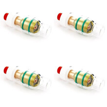 4X Buse de Verre pour Lentille de Gaz TIG pour Soudage TIG Adaptée à la Torche WP26 17 18 2,4 mm