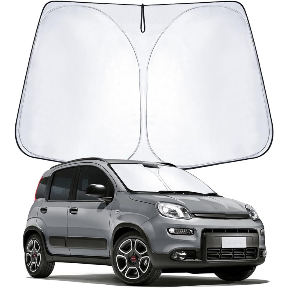 Sun Visor For Car Front Windshield For Fiat Panda 2021-2025 Â Sun Visor Windshield, Fiat Panda 2021 Sun Shade, Windshield Sunshade, Weipin Uv Cover 5902362859959