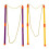 4X Detachable Double-Pole Bubble Rope, Colorful Bubble Ring, Colorful Bubbles, Large-Size Bubble Performance Tool 3
