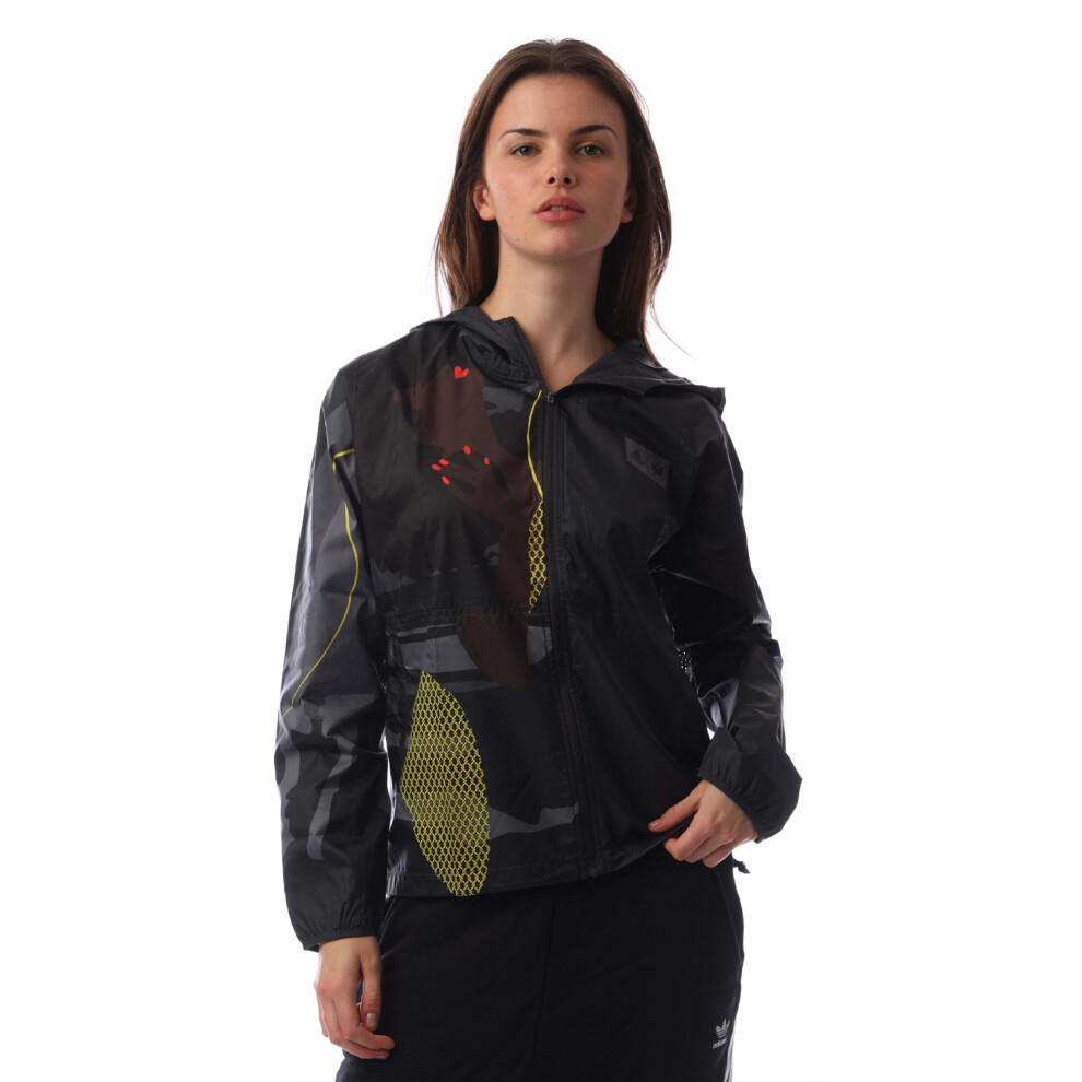 Adidas (12-14 Uk, Grey) Womens/Ladies Thebe Magugu Running Jacket