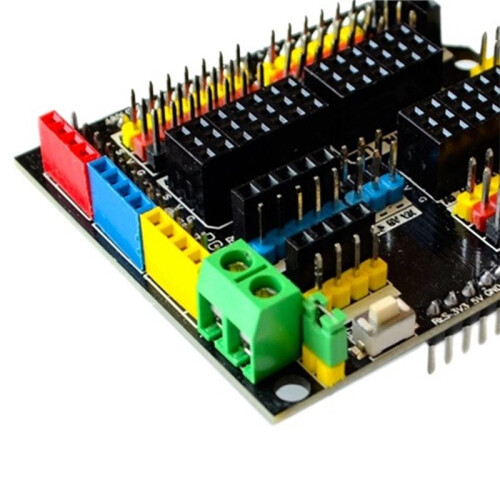 Sensor Shield V5.0 Roboter-Elektronikbaustein-Sensor-Erweiterungsplatine für -R3 2