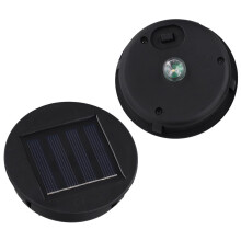 8 Pack Solar Lights Replacement Top Solar Panel Lantern Lid Lights , Lantern Light Replacement , Garden Patio Decor
