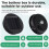 8 Pack Solar Lights Replacement Top Solar Panel Lantern Lid Lights , Lantern Light Replacement , Garden Patio Decor 7