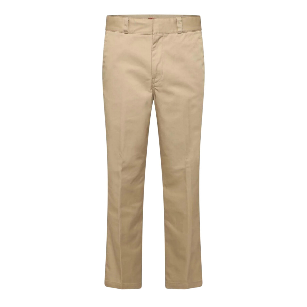 Hugo Boss (34R, Beige) Mens Relaxed Fit Trousers Cream,Multicoloured