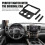 3X Instalação de Rádio de Carro de 9 Polegadas DVD GPS Mp5 Fascia Frame para  Ram 1500 5500 2013 - 2019 6