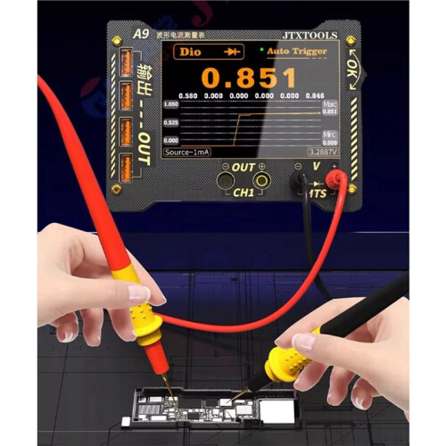 A9 Waveform Multi-Function Measurement Meter High-Precision Voltage Current Sampling Screen Recording  Host Computer 2