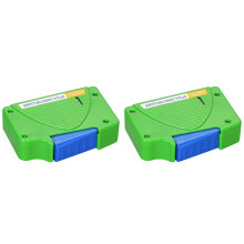 2X Fiber End Gezicht Reinigingsdoos Pigtail Cleaner Cassette Fiber Vegen Tool Ftth Glasvezel Cleaner Gereedschap voor SC/ST/FC/LC