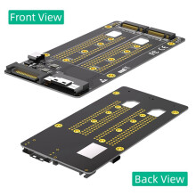 2X Dual 2X M.2 NVME SSD to SFF-8654 8X Adapter (PCIe Bifurcation Motherboard is Required)