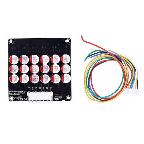 10X 6S Active Equalizer Balancer Lifepo4 / Lipo/ LTO Battery  Equalization Capacitor BMS Board 1