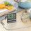 2X Kitchen Digital CookingThermometer Meat Food Temperature for Oven BBQ Grill Timer Function with Heat Meter A 3