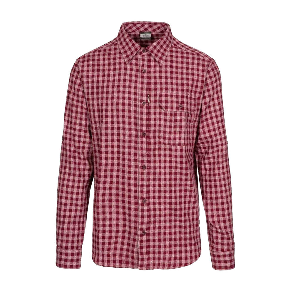 Trespass (Xs, Red) Mens Checked Button-Down Shirt