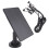 2X 12V/1A 6V/2A Solpanel Micro-USB+Type-C Utomhussolceller Laddare Solpaneler för Säkerhetskamera Hemljussystem 5