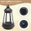 6X Solar Lantern Outdoor Waterproof Large Lighthouse Lantern Led Light Source Garden Decorative Lights 5