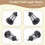6X Solar Lantern Outdoor Waterproof Large Lighthouse Lantern Led Light Source Garden Decorative Lights 10