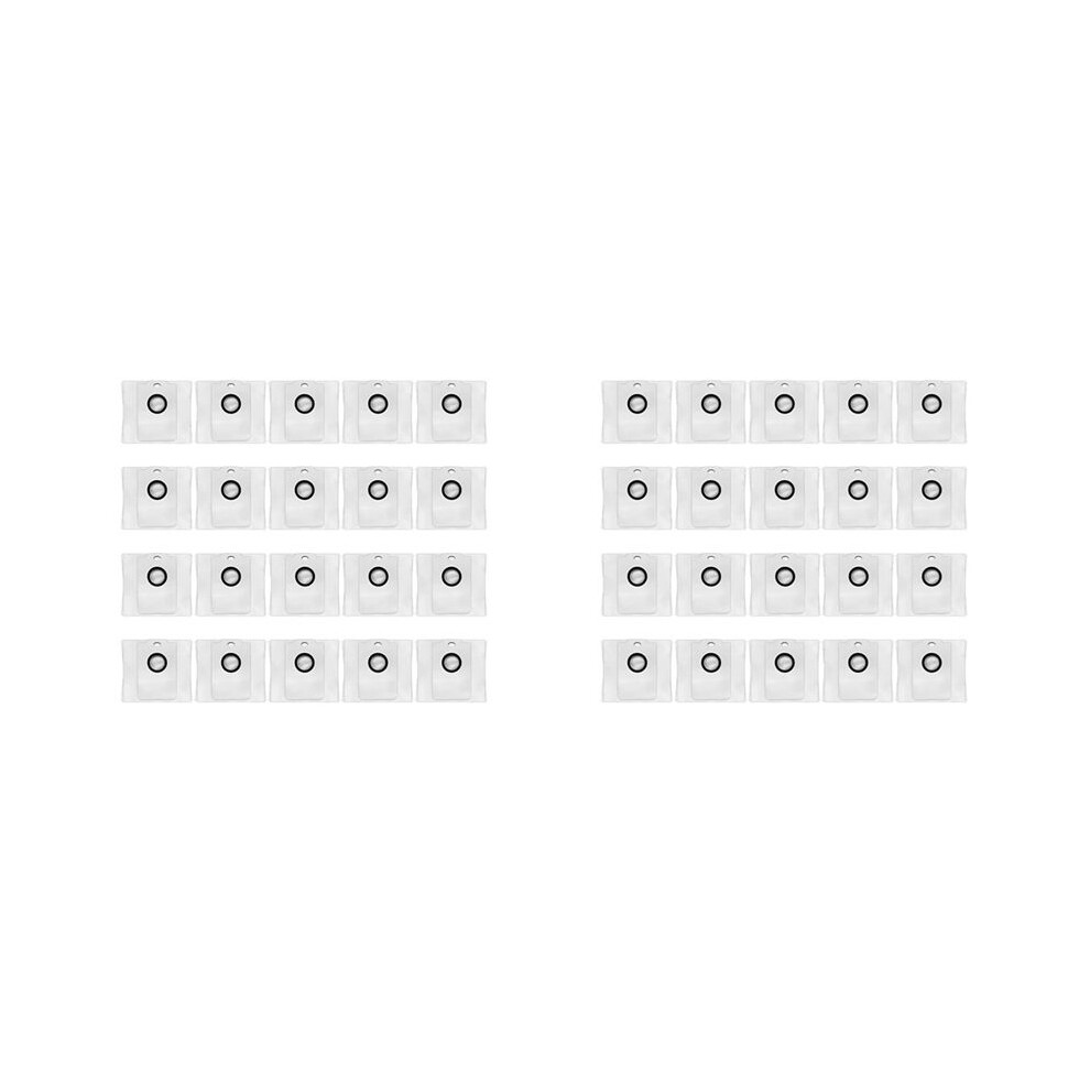 40Pcs Dust Bag For Conga 2499/ 7490/ 8290, Atvel Smartgyro R80, Kabum 900 Robot Vaccum 4713449687256