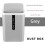 2X  Small Waste Bin Desktop Garbage Basket Home Table Plastic Office Supplies Trash Can Dustbin Sundries  Box 7
