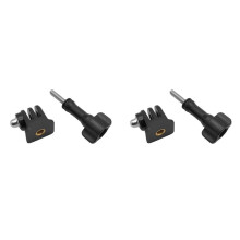 2X Statief Selfie Stick Adapter 1/4 Koperen Moer Camera Conversie Stoel voor HERO, voor Sportcamera