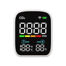 2X WIFI Infrared CO2 Monitor Carbon Dioxide Monitor NDIR Sensor Air Quality Monitor Carbon Dioxide Detector