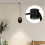 30 Pack Ceiling Hooks for Ceiling Hanging Lights, Pendant Light Hook for Ceiling Lamp, Ceiling Hooks, DIY Lamp Black 3