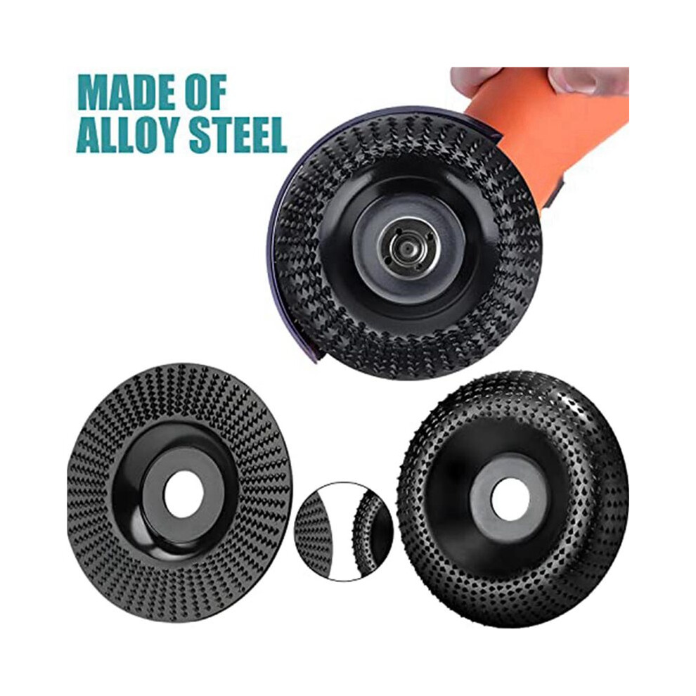 4 Pack Wood Grinding Wheel For Angle Grinder 125Mm Wooden Carvings Wood Milling Cutter Of The Milling Disk 6032788436423