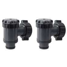 2X Compatible Plunger Valve for Swimming Pool Filter Pump 38 Replacement for 1 1/2 Diameter Hoses and 2 1/2 Fittings